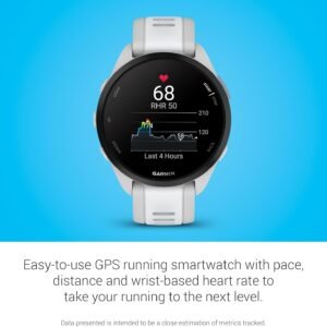 Garmin Forerunner 165 Music, Running Smartwatch, Colorful AMOLED Display, Traini...