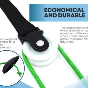 LiftAid Shoulder Pulley for Physical Therapy with Exercise Guide - Improves Shou...