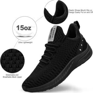 Feethit Mens Slip On Walking Shoes Blade Tennis Shoes Non Slip Running Shoes Lig...