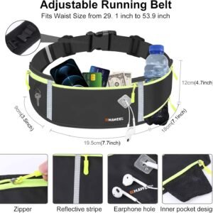 Running Fanny Pack Waist Bag Phone Holder Belt with Water Bottle Holder Suitable...