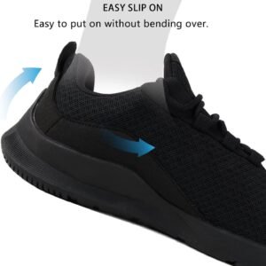 Slip on Sneakers for Men Casual Non Slip Lightweight Breathable Athletic Tennis ...