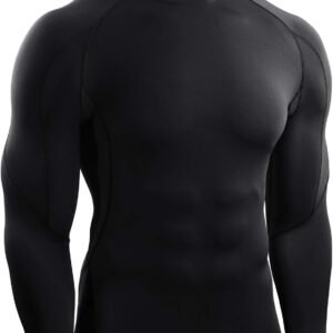 NELEUS Men's 3 Pack Athletic Compression Shirt Running Shirts