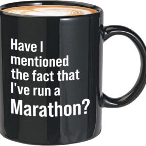 Runner Coffee Mug 11oz Black - I've Run a Marathon - Runner Running Marathon Run...