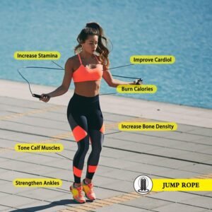 Speed Agility Training Set, includes Agility Ladder, Jump Rope, Resistance Parac...