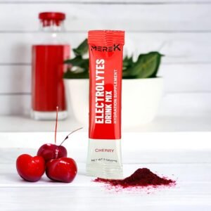 mereK Electrolyte Hydration Powder Supplements 16 Sachets Easy Open Single-Servi...