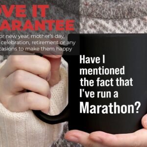 Runner Coffee Mug 11oz Black - I've Run a Marathon - Runner Running Marathon Run...