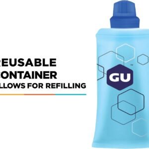 GU Energy Refillable Flask for Sports Nutrition Energy Gel, 5.1-Ounce