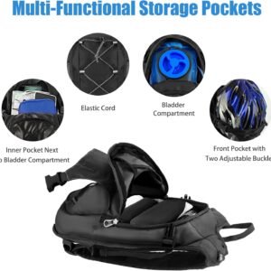 Zavothy Hydration Backpack with 2L Hydration Bladder Water Backpack for Hiking H...