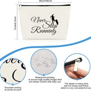 Runner Gift Makeup Bag Running Lover Gifts Cosmetic Bag Cross Country Running Gi...