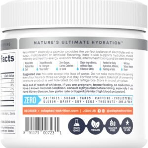 Hi-Lyte Keto K1000 Electrolyte Powder | Orange | Hydration Supplement Drink Mix ...