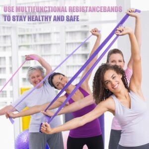 Resistance Bands for Physical Therapy Women, Extended Exercise Stretch Bands for...