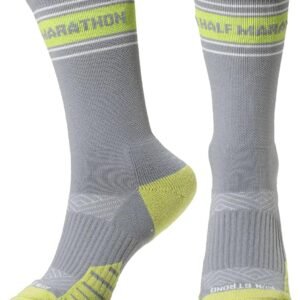 Gone For a Run Inspirational Athletic Running Socks | Mid-Calf | Multiple Design...