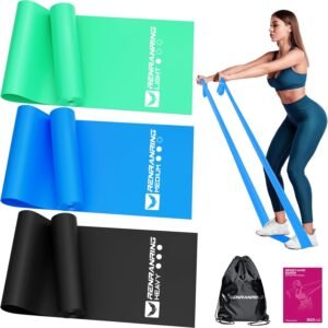 Resistance Bands for Working Out, Exercise Bands for Physical Therapy, Stretch, ...