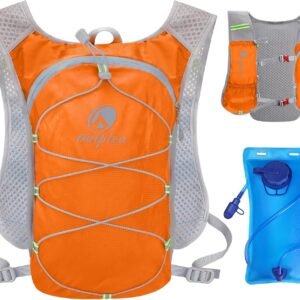 Small Water Backpack, Festival Hydration Vest, Hydro Pack with 2L Water Bladder,...