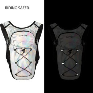 Reflective Hydration Backpack, Hydration Pack - Water Backpack with 2L Hydration...