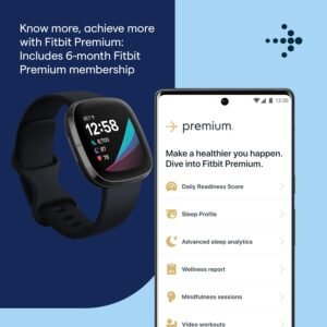 Fitbit Sense Advanced Smartwatch with Tools for Heart Health, Stress Management ...