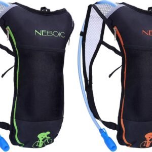 2Pack Hydration Backpack Pack with 2L Hydration Bladder - Lightweight Water Back...