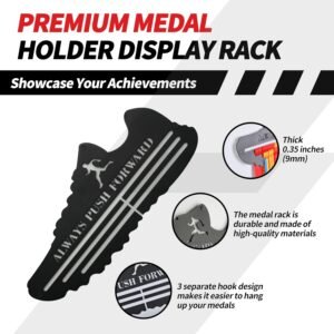 Medal Holder & Hanger Display - Wall Mount Running Medal Hanger Display, Soccer ...