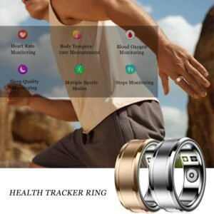 HitTopss Smart Rings Fitness Tracker Rings for Women, No APP Subscription, Sleep...