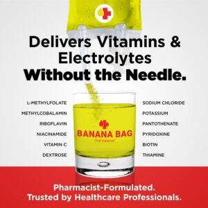 Banana Bag Oral Solution - Pharmacist Hydration Recovery Formula - Electrolyte &...