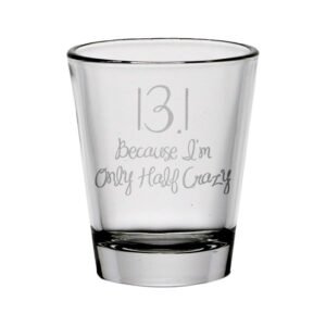 Half Marathon Shot Glass (Clear)
