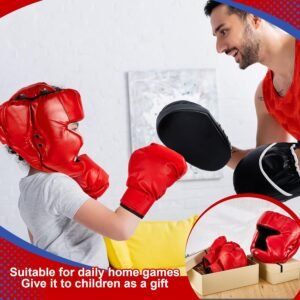 Kanayu 12 Pcs Kids Boxing Equipment Set Including Boxing Helmet and Gloves Hand ...