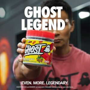 GHOST Legend V3 Pre-Workout Powder, Sour Patch Kids Redberry - 30 Servings – Pre...