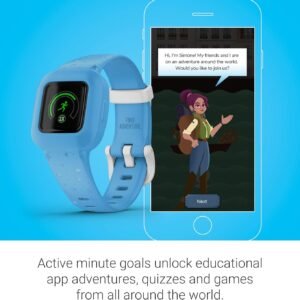 Garmin vivofit jr. 3, Fitness Tracker for Kids, Includes Interactive App Experie...