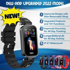 Inspiratek Kids Fitness Tracker for Age 5-16，2022 Upgraded Tracker Kids Watch，Wa...