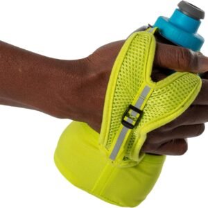 Nathan Running Handheld 18oz. No-Grip Adjustable Hand Strap. Reflective Hydratio...