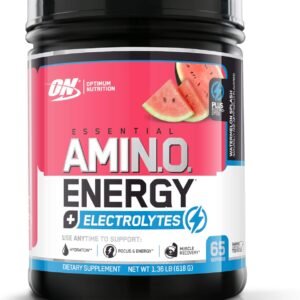 Optimum Nutrition Amino Energy + Electrolytes Powder - Pre Workout, BCAAs, Amino...