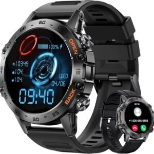 Smart Watch for Men,100 Sports Modes Smart Watches with Bluetooth Call (Answer/D...