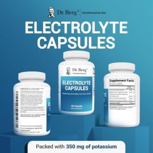 Dr. Berg Electrolyte Capsules - Electrolyte Supplements for Supporting Energy, E...