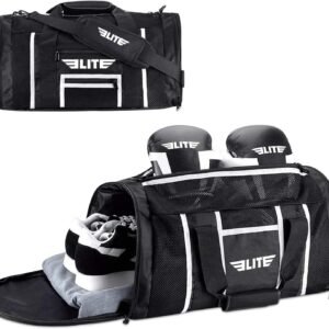 Elite Sports Boxing Gym Duffle Bag for MMA, BJJ, Jiu Jitsu gear,Duffel Athletic ...