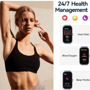 Health Fitness Tracker, 24/7 Heart Rate/SpO2/Sleep Monitor, Activity Trackers & ...