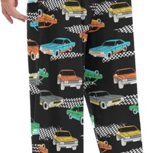 Love Valentines Day Hearts Pajama Pants Men's Pajama Bottoms Lounge Sleepwear PJ...