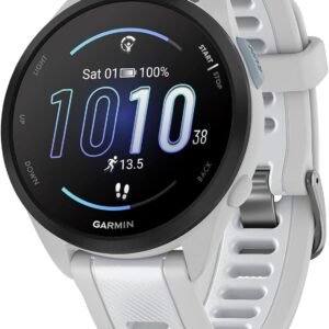 Garmin Forerunner 165 Music, Running Smartwatch, Colorful AMOLED Display, Traini...