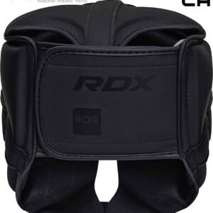 RDX Boxing Headgear Sparring Grappling, Maya Hide Leather, Head Gear for MMA Mua...