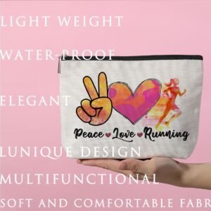 Running Gifts Women Running Makeup Bag Graduation Mothers Day Birthday Cross Cou...