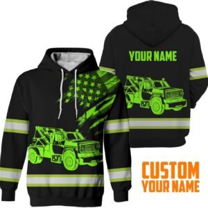 Matedecor High Visibility Hoodie for Men Hi Vis Hoodie Jobs Collection Custom Na...