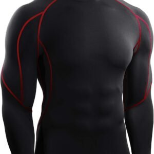 NELEUS Men's 3 Pack Athletic Compression Shirt Running Shirts