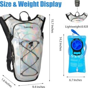 Reflective Hydration Backpack, Hydration Pack - Water Backpack with 2L Hydration...