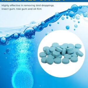 30PCS Windshield Fluid,Windshield Washer Tablets,Car Accessories Washer Fluid Ta...