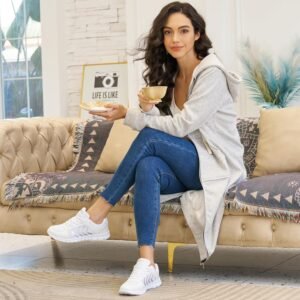 DUOYANGJIASHA Sneakers for Women Running Shoes: Slip On Casual Walking Shoes Non...