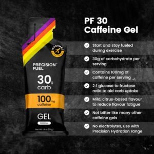 Precision Hydration PF30 Energy Gels for Running, Cycling, Hiking - 30g of Carbo...