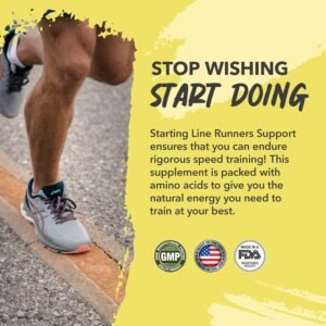 Runners Support Starting Line, Nitric Oxide Booster with L-Arginine, L Citrullin...