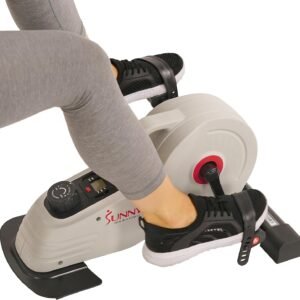 Sunny Health & Fitness Dual Function Under Desk Pedal Exerciser, Portable Indoor...