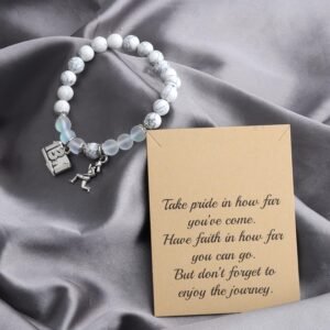 Runner Bracelet Marathon Running Gift Track Gift Marathon Runner Inspirational J...