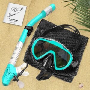 Snorkel Set, Zipoute Snorkel Dry Top Snorkeling Gear for Adults, Panoramic Anti-...