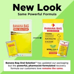 Banana Bag Oral Solution - Pharmacist Hydration Recovery Formula - Electrolyte &...